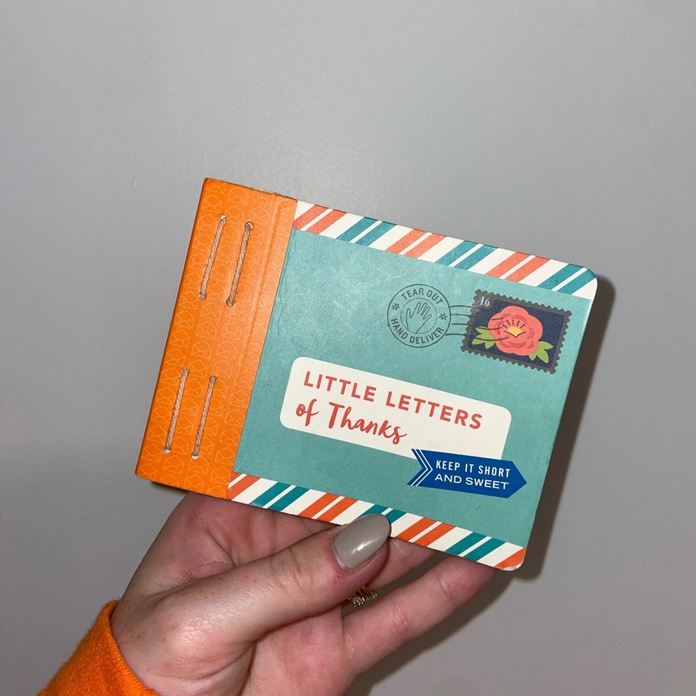 Little Letters of Thanks Book